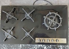 CDA Gas Hob 5 burner Glass