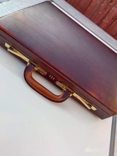 Vintage brown leather - brown,