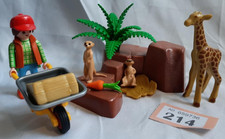 Playmobil zoo keeper ,animal