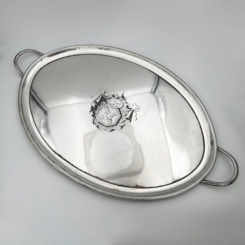 Large georgian crested oval - large,