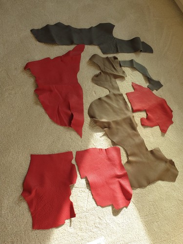 Leather fabric for sewing - leather,