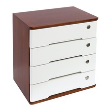 Wooden 4-Tier Desktop Storage