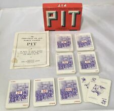 Vintage Pit Card Game - John Waddington - 63 Card Version + Bull & Bear Cards  