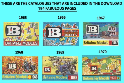 Britains models 1965 1966 1967 - britains,
