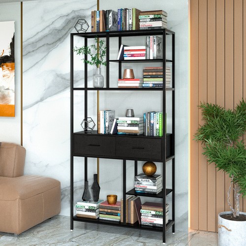 Wooden cube bookcase - bookcase, shelf