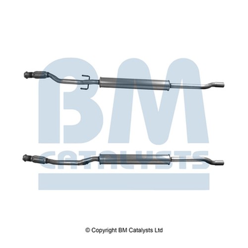 Centre exhaust pipe for - centre, mini