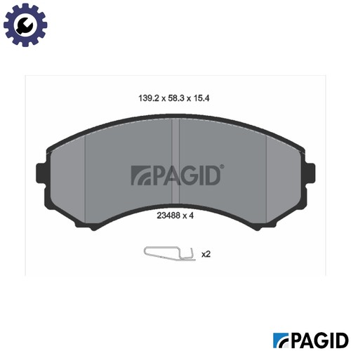 Brake pad set - brake,