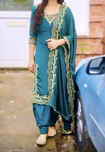 Punjabi suit with - suit, salwar