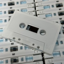 New Blank White C-92 Cassette