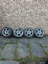 Mercedes E320 W211 18” Alloy Wheels with slightly used Tyres – Set of 4