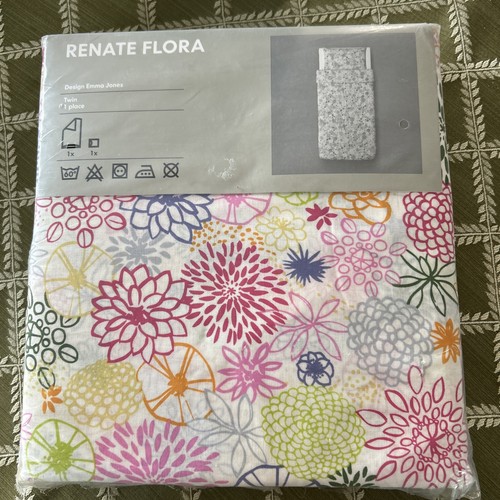 Ikea twin floral - ikea, quilt
