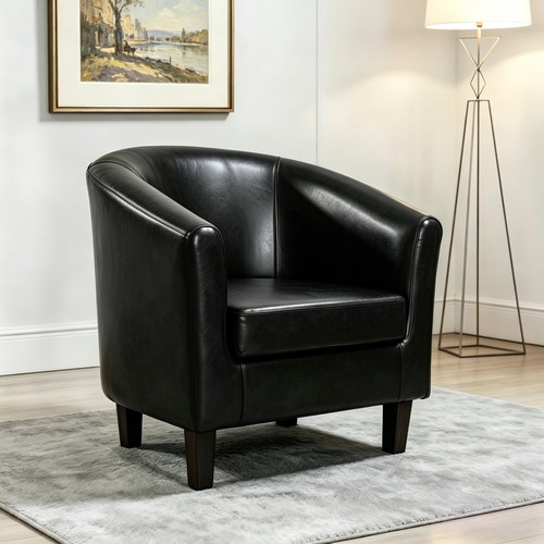Faux leather tub - leather,