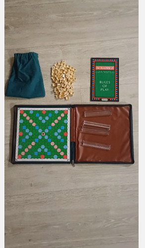 Vintage travel scrabble - travel,