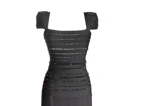 Herve leger skirt set black - herve,