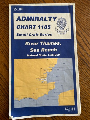 Admiralty chart 1185 - sc,