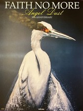 FAITH NO MORE VERY RARE ANGEL DUST 30TH ANNIVERSARY POSTER #156/200