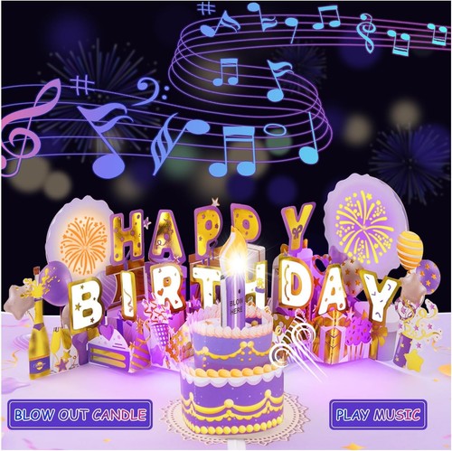 Musical pop birthday - musical, 3d