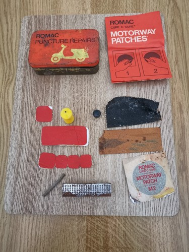 Vintage vespa romac puncture - vespa,