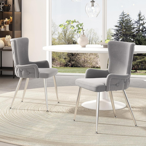 Velvet dining chairs - dining,