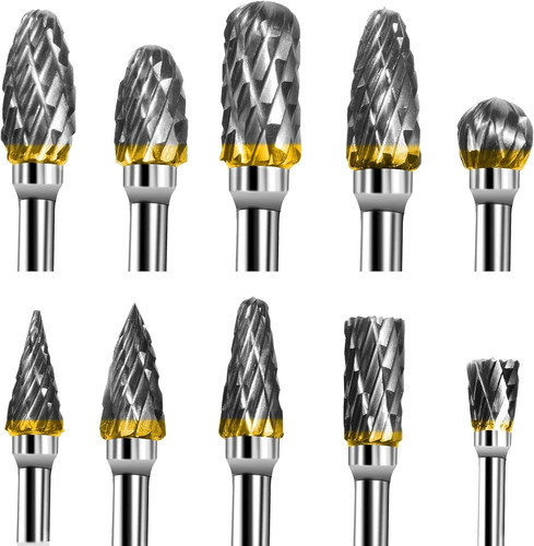 10pcs tungsten carbide - tungsten, burr