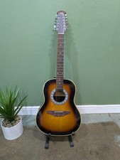 Tanglewood Odyssey tmo 7-12es Electro Acoustic Guitar Bowl  Sunburst 12 String 