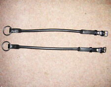 FSS Round Rolled Leather Cheltenham Running Balding Gag Cheekpiece Cheeks Cheek