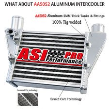 Upgraded Intercooler Turbo Alu For Audi A4 B5 A6 C5 VW PASSAT 3B 1.8T 1.9L TDI