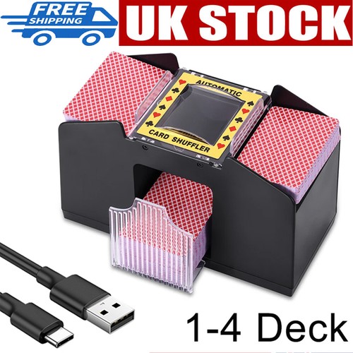 Automatic card shuffler - automatic,
