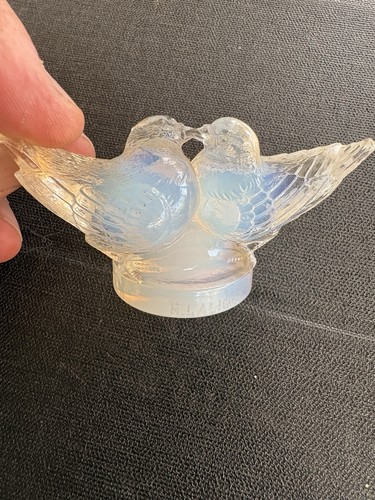 Lalique crystal love birds - love,