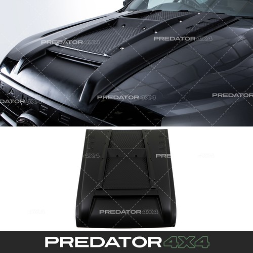 Black bonnet scoop - bonnet, vent