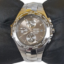 Seiko Coutura World Timer 100m