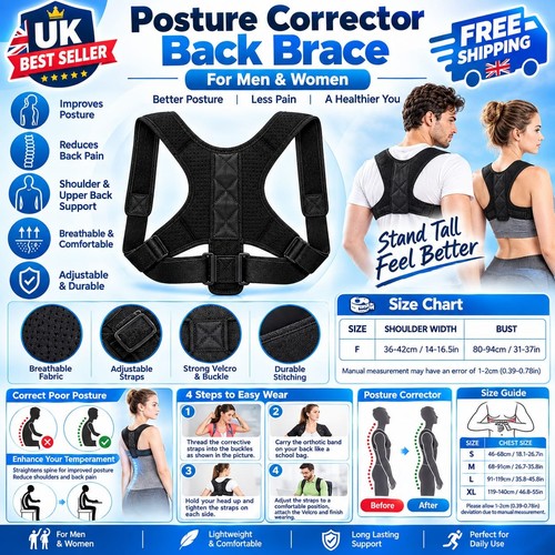 Posture corrector back body - back,