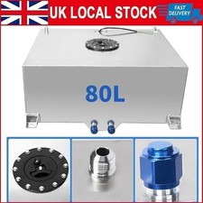 20 Gallon / 80 Litre Aluminum Fuel Cell Tank w/Sending Unit UK STOCK
