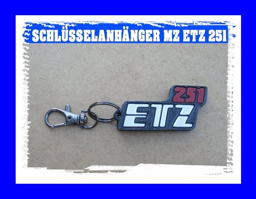 Etz 251 keyring - pendant, key