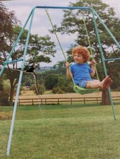 TP Single Metal Garden Swing