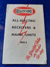 1932-3 Regentone All Electric