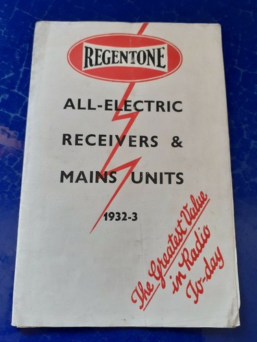 1932 regentone all - all, electric