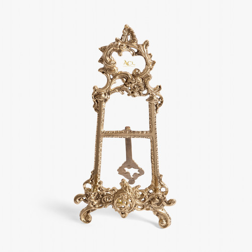Solid brass decorative easel - brass,