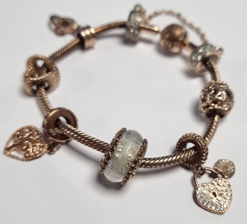 Pandora rose gold charm - pandora,