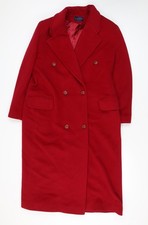 Alexon Women's Red Wool Long