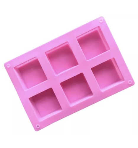 Square hole soap mould - hole,