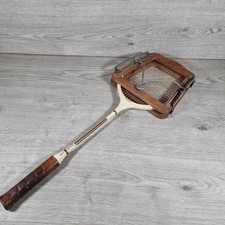 Badminton racket head press