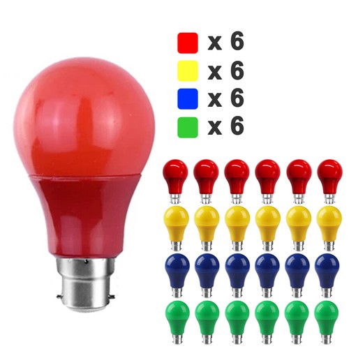 Pcs b22 colors mixed led - b22,