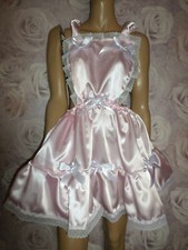 ADULT BABY SISSY PINK SATIN