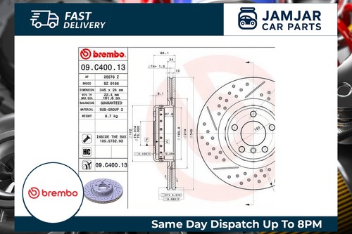 Brembo c400 brake - brembo, 09.c400.13