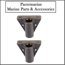 Pair Black Oar Oarlock Socket