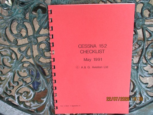 Cessna 152 checklist - cessna,