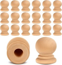 Pinkunn 50 Pcs Wood Finials