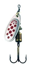 Mepps Comet Decoree Spinners Silver/Red - Small Sizes 0,1,2,3 * 2025 STOCKS *