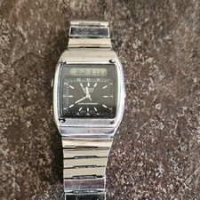 Vintage Seiko Alarm Chronograph James Bond H357 5040. All Working. Missing Crown